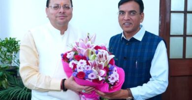 उत्तराखंड में खेलों के विकास को मिलेगा नया आयाम: मुख्यमंत्री पुष्कर सिंह धामी ने केंद्रीय खेल मंत्री से की मुलाकात