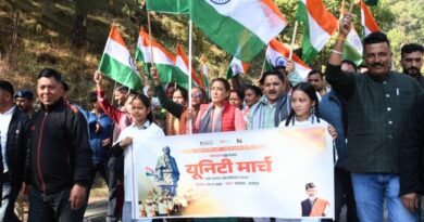 लोह पुरुष सरदार वल्लभभाई पटेल की 150वीं जयंती के अवसर पर सोमेश्वर में ‘रन फॉर यूनिटी’ में शामिल हुई कैबिनेट मंत्री रेखा आर्या