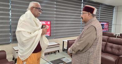 महाराज ने गोवा के राज्यपाल का देवभूमि आगमन पर किया स्वागत