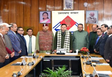 मुख्यमंत्री पुष्कर सिंह धामी की अध्यक्षता में सचिवालय परिसर में हुई कैबिनेट बैठक