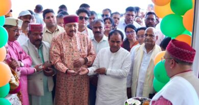 कैबिनेट मंत्री महाराज और धन सिंह ने संयुक्त रूप से किया भाजपा के नव निर्मित जिला कार्यालय भवन का उद्घाटन