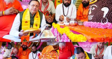 टपकेश्वर महादेव की भव्य शोभायात्रा में शामिल हुए CM धामी: पूजा-अर्चना कर मांगी प्रदेश की खुशहाली
