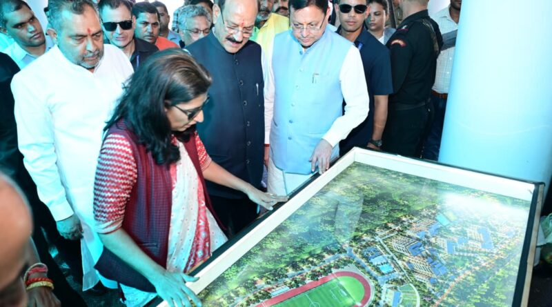 मुख्यमंत्री पुष्कर सिंह धामी ने 20.55 करोड़ रुपये की पांच योजनाओं का किया शिलान्यास एवं लोकार्पण